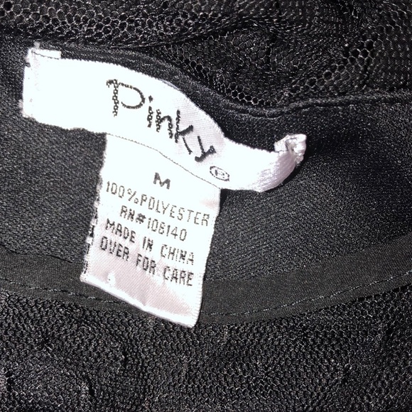 Pinky size medium tiered ruffle cocktail dress - Picture 2 of 2